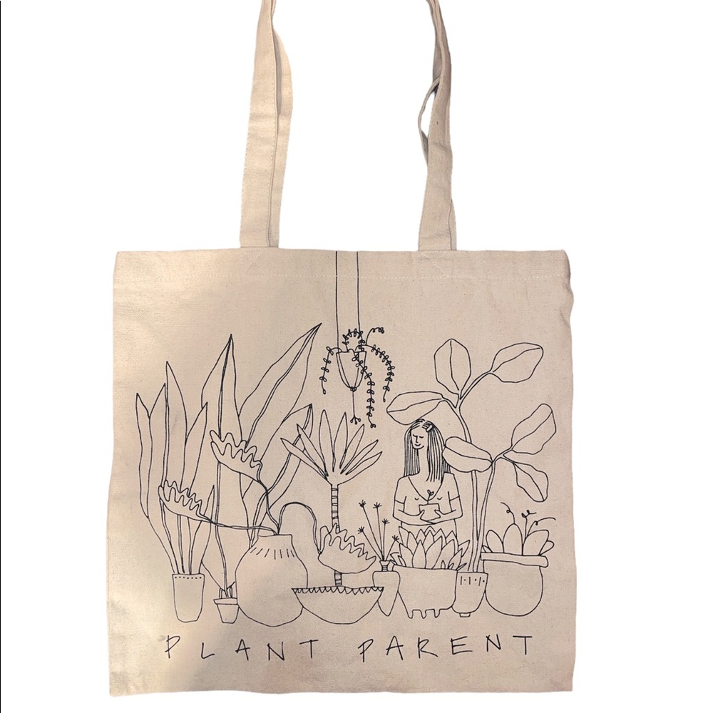 “Plant Parent” Canvas Tote Bag